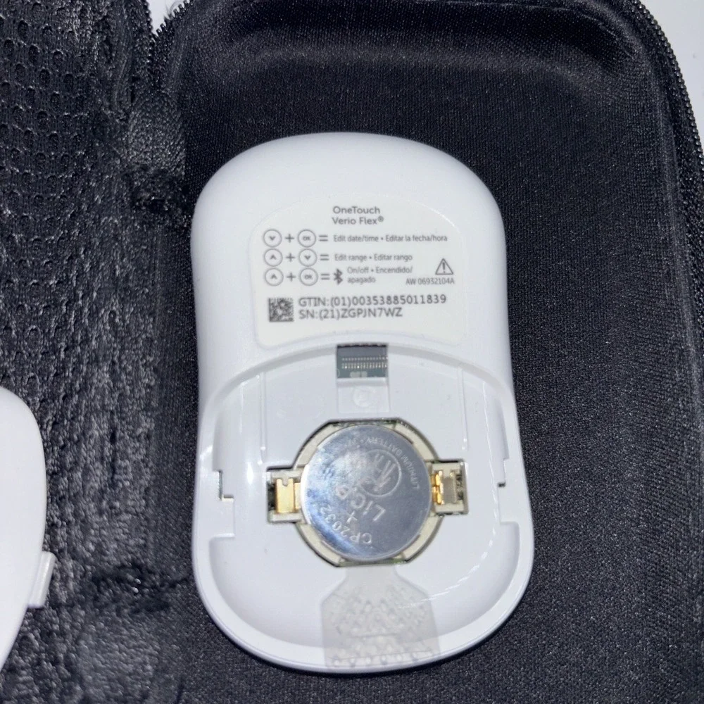 OneTouch Verio Flex Meter Blood Glucose Monitoring System. Box Opened For Pic